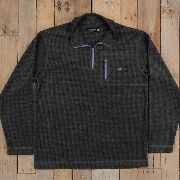 Men’s SOUTHERN MARSH FieldTech fleece quarter zip pullover- Size Large - Picture 1 of 5